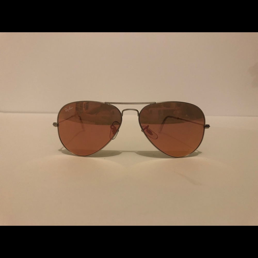 Rose Gold Ray-Ban Aviators